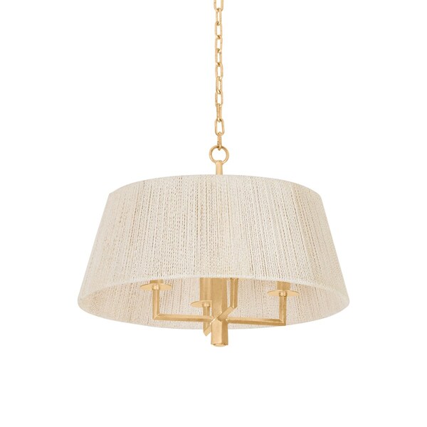 Troy Lighting Azar 4 Light Pendant 20.5 In. Vintage Gold Leaf F1420-VGL - main