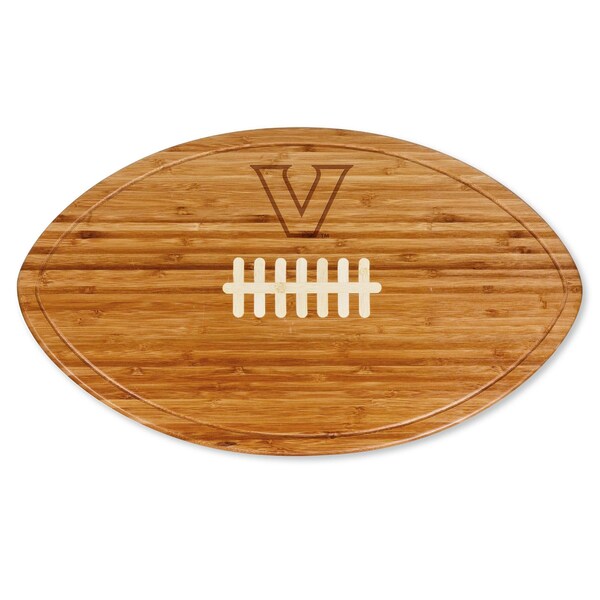 Picnic Time Family Of Brands NCAA Vanderbilt Commodores Kickoff Football Cheese Board - Novelty Charcuterie Board 908-00-505-583-0 - main