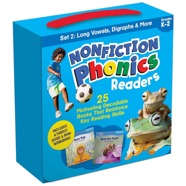 Scholastic Teaching Solutions Nonfiction Phonics Readers: Long Vowels, Digraphs & More, Single-Copy Set, 25-Book Set 9781338894738 - main