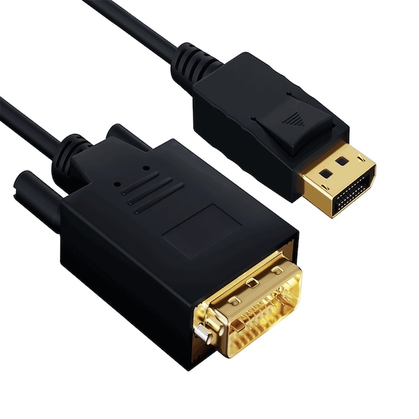 Sanoxy 15ft Gold Plated Premium DisplayPort to DVI Male to Male Cable 28AWG SNX-CBL-LDR-DP102-1115 - main