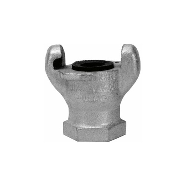Dixon Valve Air King 2-Lug NPT End, 1 in (NPT) F, 1-5/8 in dia x 2-1/2 in W x 2-1/16 in H, Iron 238-AM13 - main