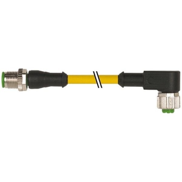 Murrelektronik Cordset, Straight, M12, Yellow, 22 AWG, 4A 7000-40121-0140060 - main