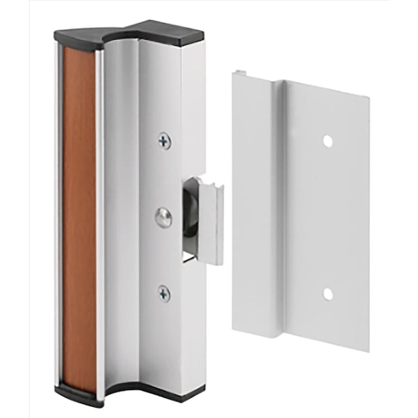 Prime-Line Prime-Line Wood Tone Aluminum Outdoor Patio Door Handle Set C 1055 - main
