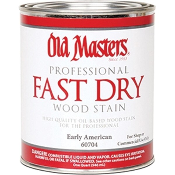 Old Masters 60704 Early American Fast Dry Wood Stain 1 Quart 161672 - main