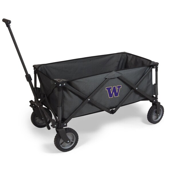 Picnic Time Family Of Brands NCAA Washington Huskies Adventure Wagon Folding Wagon - Wagon Cart 739-00-679-624-0 - main