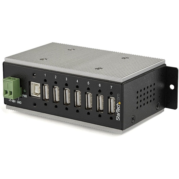 Startech.Com 7 Port USB 2.0 Hub Industrial -40/185F HB20A7AME - main