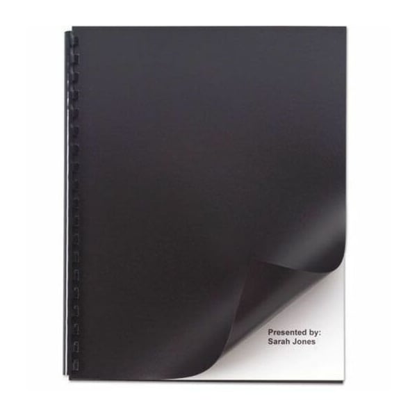 Gbc Presentation Covers, Blk, 11 x 8-1/2, PK50 2514493P - main