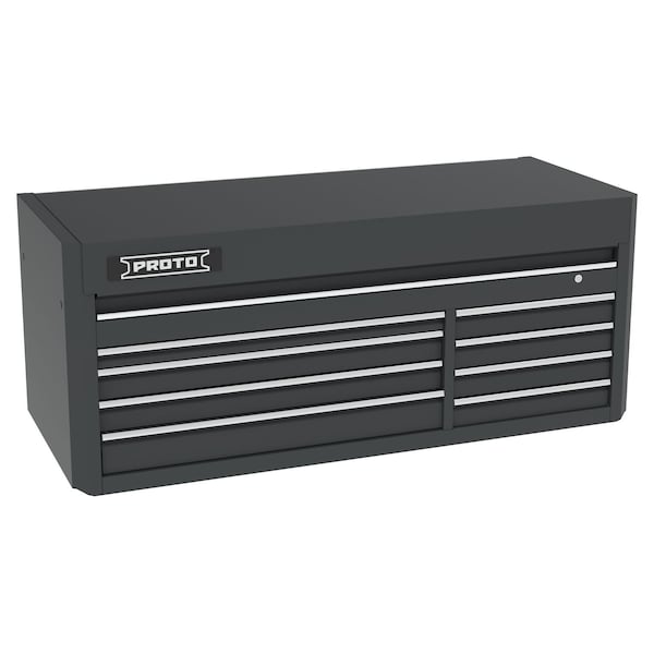 Proto 550 Series Top Chest, 8 Drawer, Dual Black, Steel, 66 in W x 27 in D x 27 in H J556627B-8DB - main