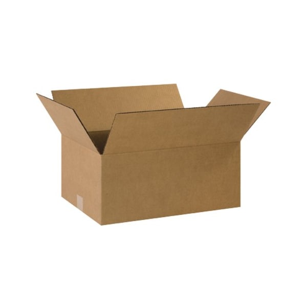 Partners Brand Corrugated Boxes, 18 1/2" x 12 1/2" x 8", Kraft, 25/Bundle 18128R - main