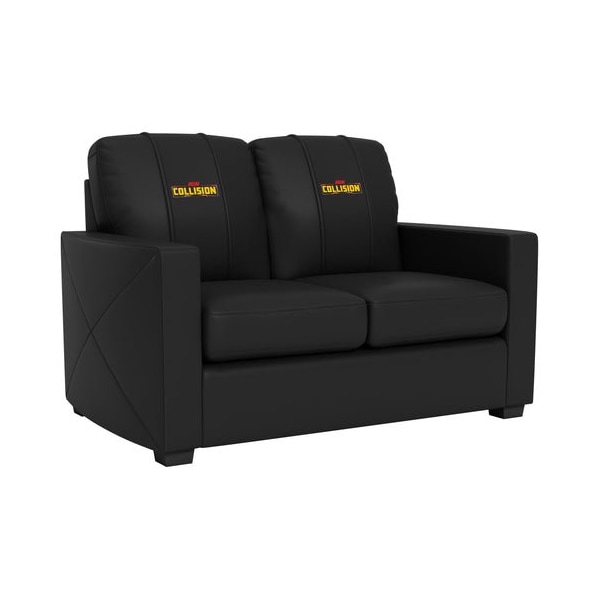 Dreamseat Silver Loveseat with All Elite Wrestling Collision Color Logo XZ7759003LSCDBK-PSAEW0001 - main