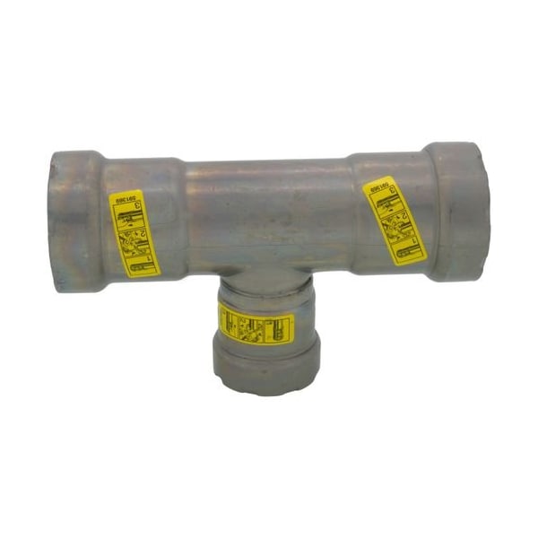 Viega MegaPressG tee P1 1.25 P2 1.25 P3 1 carbon steel zinc-nickel coating 25351 - main