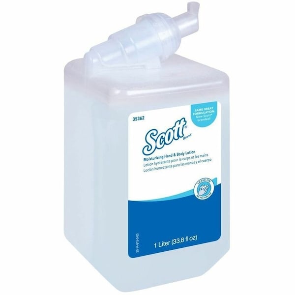 Scott Control Moisturizing Hand and Body Lotion, Fresh Scent, 1 L Bottle 35362 - main