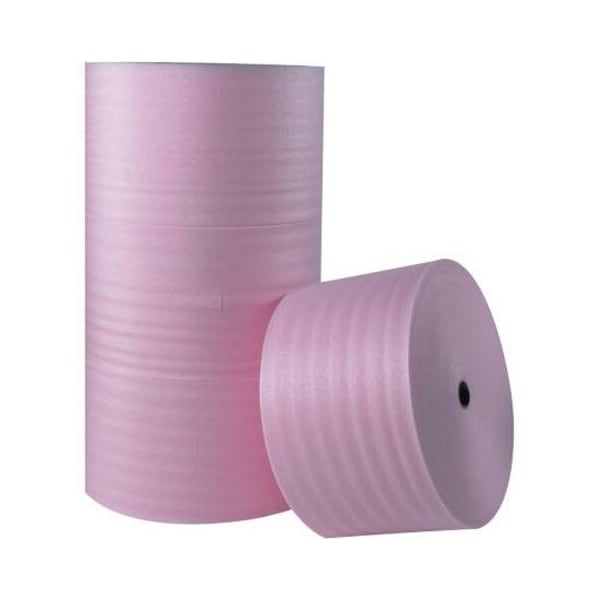 Partners Brand Anti-Static Air Foam Rolls, 1/4" x 24" x 250', Pink, 3/Each, PK3 FW14S24AS - main