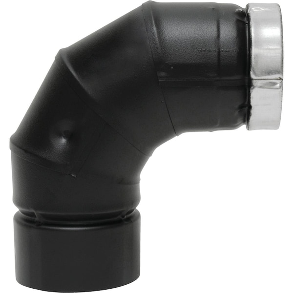 Selkirk VP Pellet Pipe 3'' x 5-13/16'' x 90 deg Pellet Stove Pipe Elbow 243231B - main