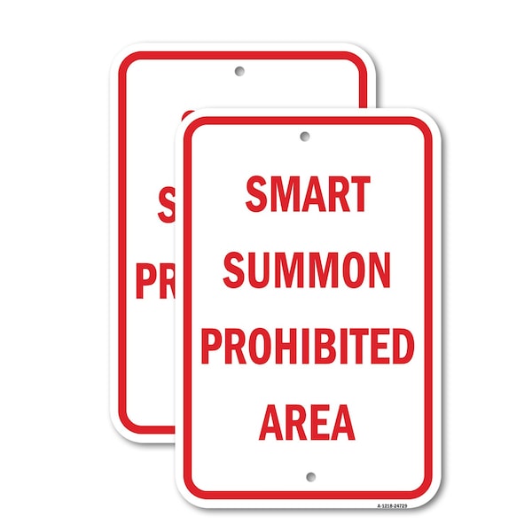 Signmission Smart Summon, 18'' X 24'' 2 Signs, Heavy Gauge Aluminum, 2PK A-1824-2PACK-24729 - main