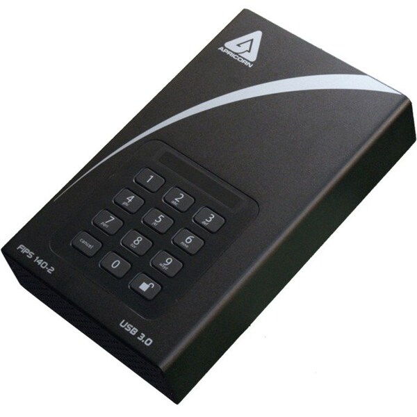 Apricorn FIPS VALIDATED, 4TB USB3.0 256B ENCRYPTN ADT-3PL256F-4000 - main