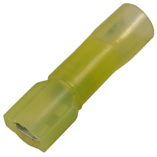 Pico Wiring Accessories Pico Crimp & Heat Shrink Quick Connect, 0.250in Female, 12-10 AWG Yellow, 5PK 2238PT - main