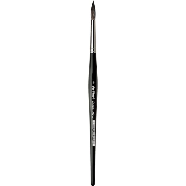 Da Vinci CASANEO Brush, Extra Soft Synthetic, Watercolor & Acrylic, Round, Series 5598, Size 8 VA-5598_8 - main