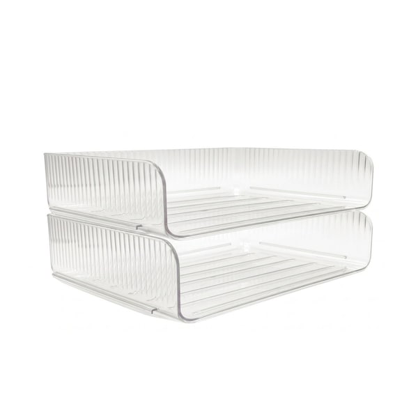 Azar Displays Horizontal File Paper Tray, 2PK 556932-2PK - main