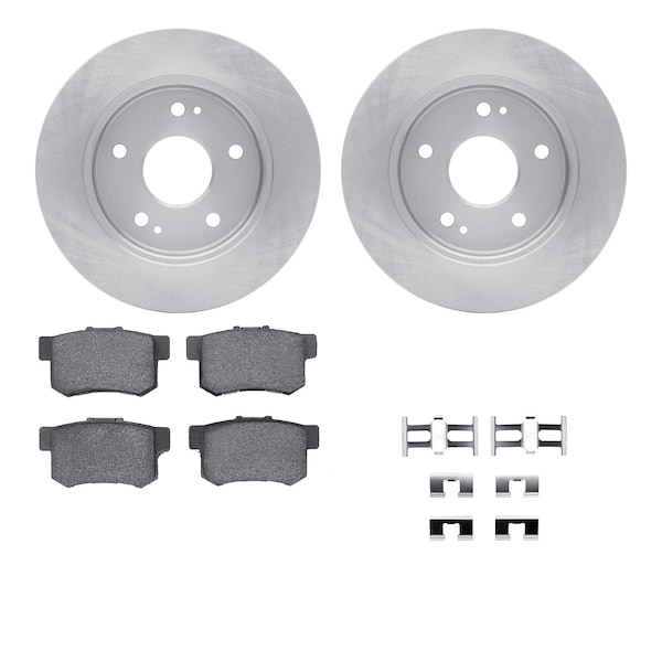 Dynamic Friction Co DFC Brake Rotor with 5000 Brake Pads and Hardware Kit 6512-59249 - main