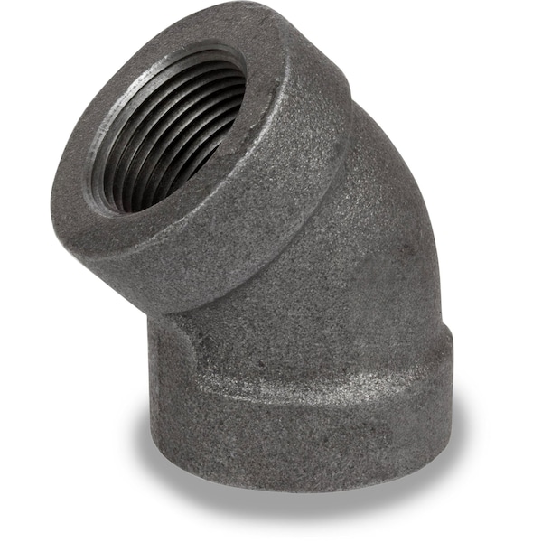 Usa Industrials Pipe Fittings - Black-Coated Malleable Iron - Class 300 - 45 Degrees Elbow - 1-1/4in NPT Female ZUSA-PF-20582 - main