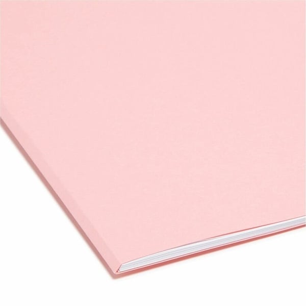 Smead File Folders, Pink, PK100 SMD12634 - main