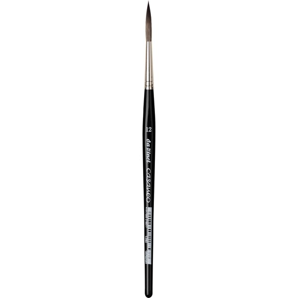 Da Vinci CASANEO Rigger, Extra Soft Synthetics, Watercolor & Acrylic, Liner, Series 1290, Size 12 VA-1290_12 - main