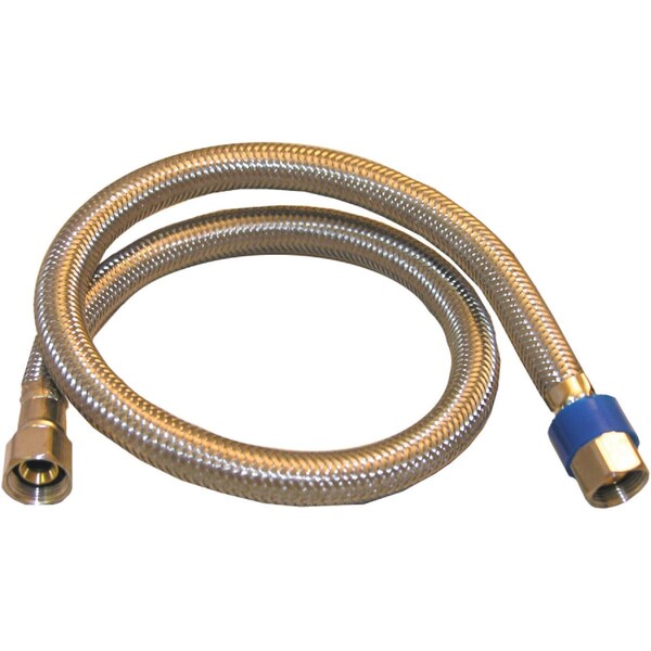 Westlake Pipe & Fittings 3/8 In.Cx3/8 In.Cx24'' L Braided SS Flex Line Appliance Water Connector 10-0960 - main