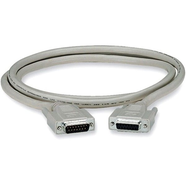 Black Box Black Box DB15 Thumbscrew Cable, DB15 Male to DB15 Female, 5 ft EGM16T-0005-MF - main