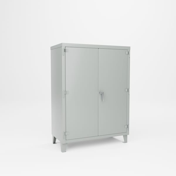 Pucel Super Heavy Duty Storage Cabinet, 3 Adjustable Shelves, 48 in W x 66 in H x 24 in D, Light Blue SXHDSC-4860-24-3 - main
