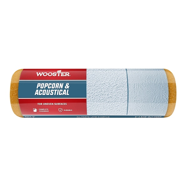 Wooster 9" Paint Roller Cover, 9/16" Nap Nap, Slit Foam R234 - main
