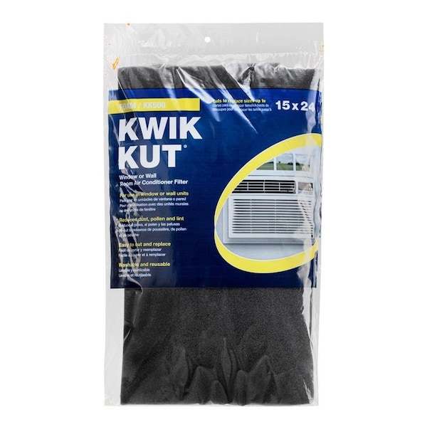 Naturalaire 15 in. W X 24 in. H X 1/4 in. Polyester 1 MERV Air Conditioner Filter 1 pk KK500-24 - main