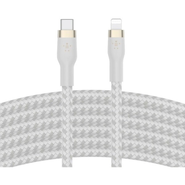 Belkin USB-C TO LTG, BRAID SIL, 3M, WHT CAA011BT3MWH - main