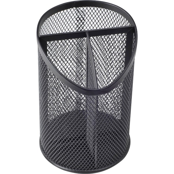 Lorell Mesh Desktop Organizer, Black LLR84140 - main