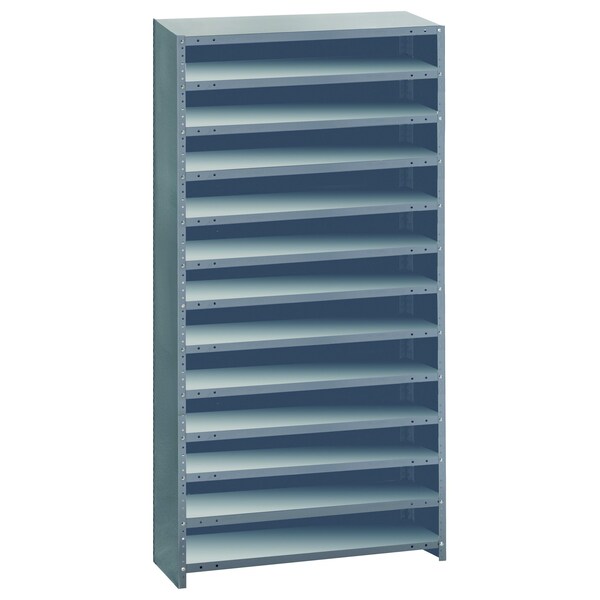 Quantum Storage Systems Shelving Unit, Closed, 18''D X 36''L X 75''H, Heavy Duty, 400 Lb. Load Capacity Per Shelf CL1875-000 - main