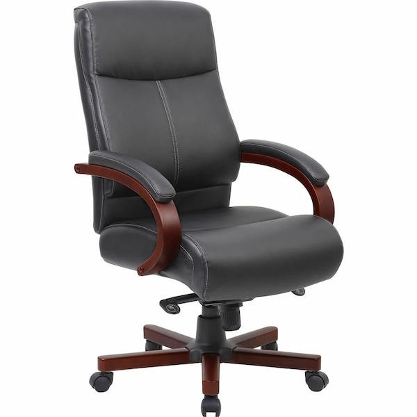 Lorell Leather High Back Executive Chair LLR69532 - main