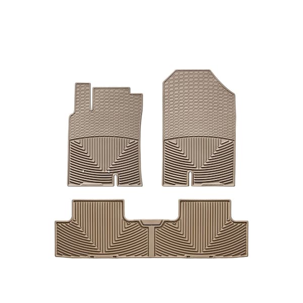 Weathertech Tan, Front and Rear All Weather Floor Mats WTHT269197 - main
