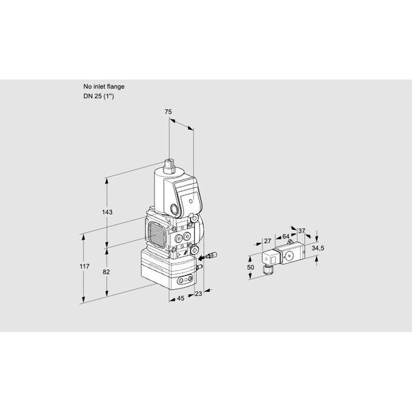 Honeywell Kromschroder VAG1-/25R/NWAE KS88003729 - main