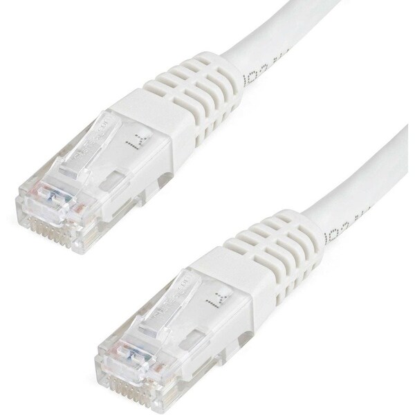 Startech.Com 6ft CAT6 Ethernet Cable White Cat 6 PoE C6PATCH6WH - main