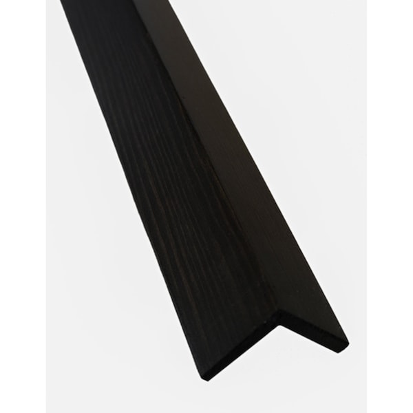 Timberchic Wood, Black, 48 in L, 1.25 in W, Stained 335 - main