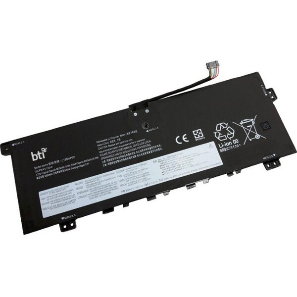 Battery Technology BTI Battery - For Notebook - Battery Rechargeable - 6620 mAh - 51 Wh - 7.7 V L18L4PE0-BTI - main