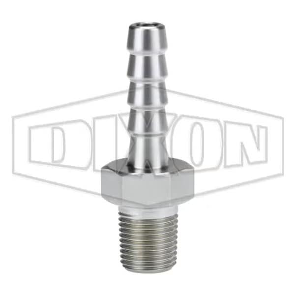 Dixon Insert, 1/8 x 1/4 in, MNPT x Hose Barb, 316 SSss Steel RN21 - main