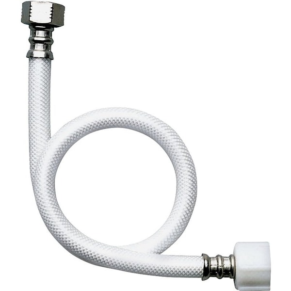 Fluidmaster Toilet Connector, 3/8 in Inlet, Compression Inlet, 7/8 in Outlet, Ballcock Outlet, Vinyl Tubing B1TV09 - main