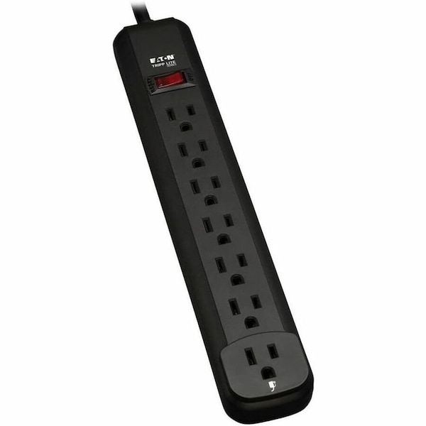 Tripp Lite Power Strip, 5-15R, 5-15P, 25 ft., Black PS725B - main