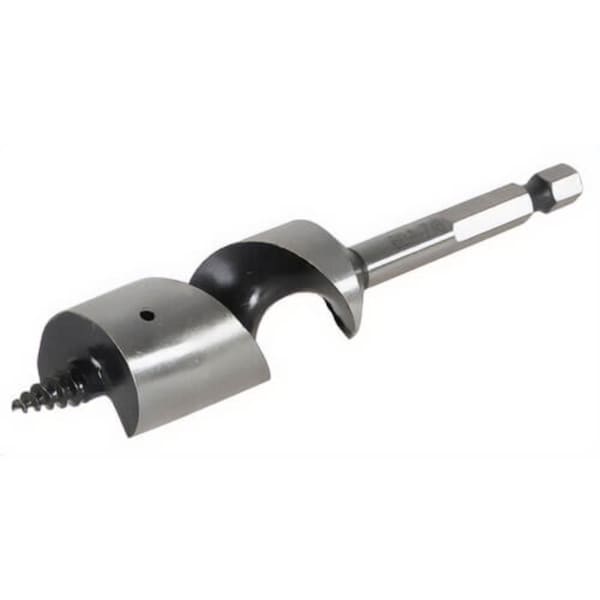 Greenlee Quick-Change Auger Wood Drill Bit, 7/8 in dia, 4-1/2 in OAL, Over Center Flute, 1/4 in Shank 60A-7/8 - main