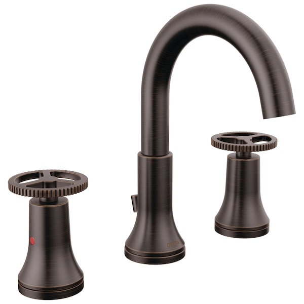 Delta Trinsic: Two Handle Widespread Bathroom Faucet 3558-RBMPU-DST - main