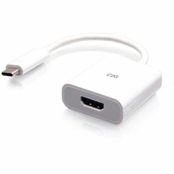 C2G USB-C TO 4K60HZ HDMI ADAPTER WHITE C2G26936 - main
