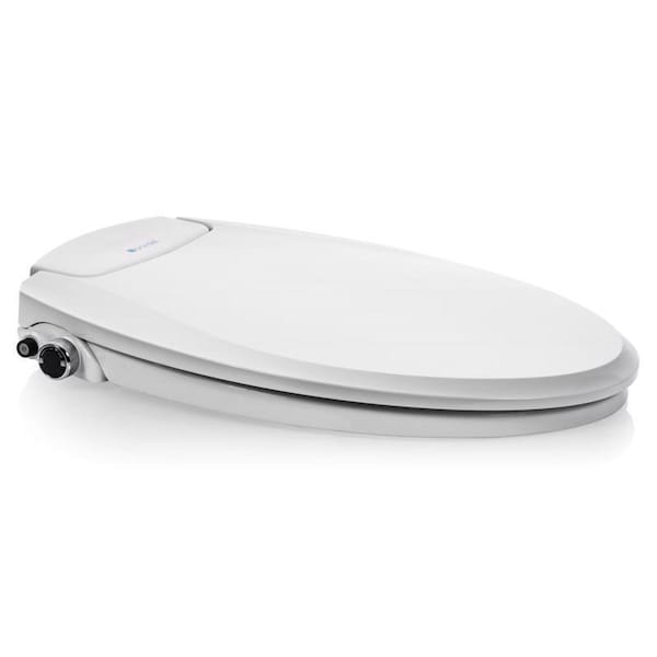 Brondell Swash Ecoseat N/A gal White Round Bidet Toilet Seat S101T-RW - main