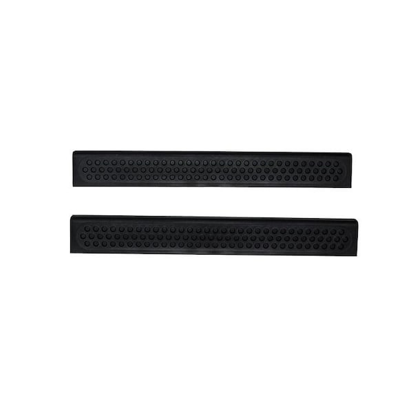 Ventshade Door Sill Protector, Black, Acrylic, Non Illuminated, Trim To Fit, 30-1/2 Inch Length X 4 Inch 88407 - main