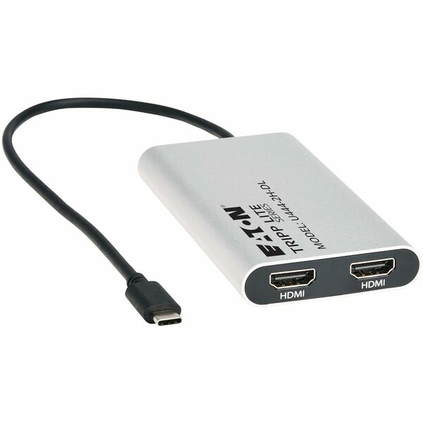 Eaton EATON USB-C Adapter, Dual Display, 4k 60 Hz Hdmi, 100w Pd Pas Cable U444-2H-DL - main